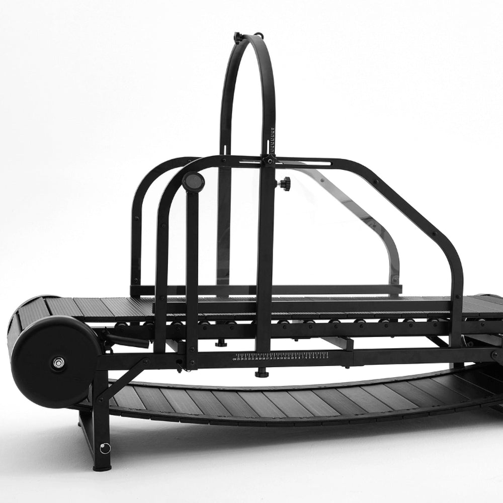 ROV Running Machine adjustable incline mechanism, rear view